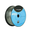 Rollo De Cable Señal Dmx 2x22 Awg 300 Pies Negro