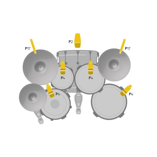 Akg Drum Set Session 1 Kit Para Bateria 7 Pcs