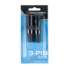 Conector Xlr 3 Pin Set Macho Y Hembra - ELECTRONICA DEL NORTE