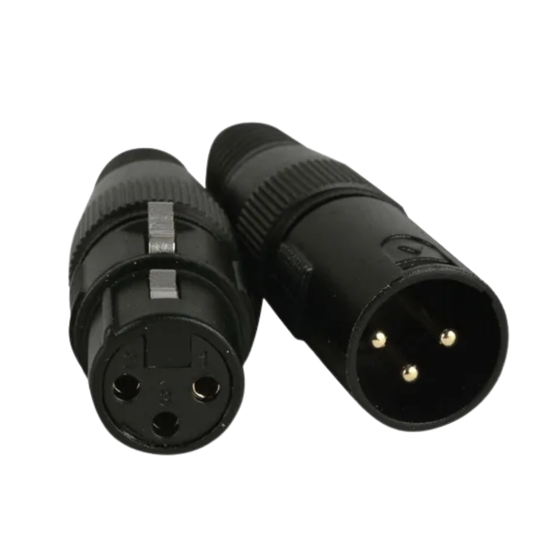 Conector Xlr 3 Pin Set Macho Y Hembra - ELECTRONICA DEL NORTE