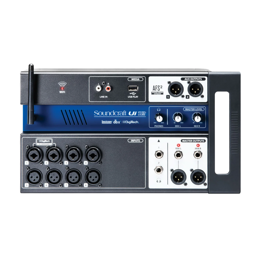 Mezcladora Digital Soundcraft Ui-12 Con - ELECTRONICA DEL NORTE