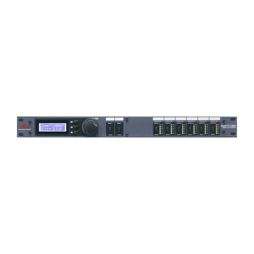 Procesador de zona dbx ZonePRO 1260m