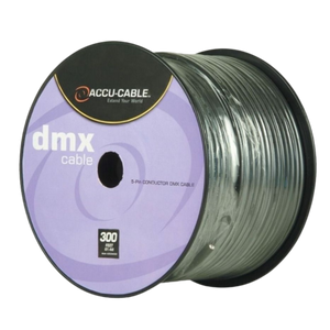 Accu Cable Rollo de cable señal DMX 5 pines