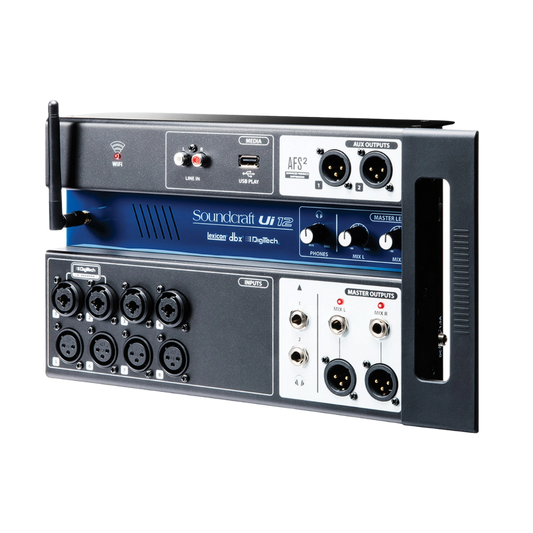 Mezcladora Digital Soundcraft Ui-12 Con - ELECTRONICA DEL NORTE