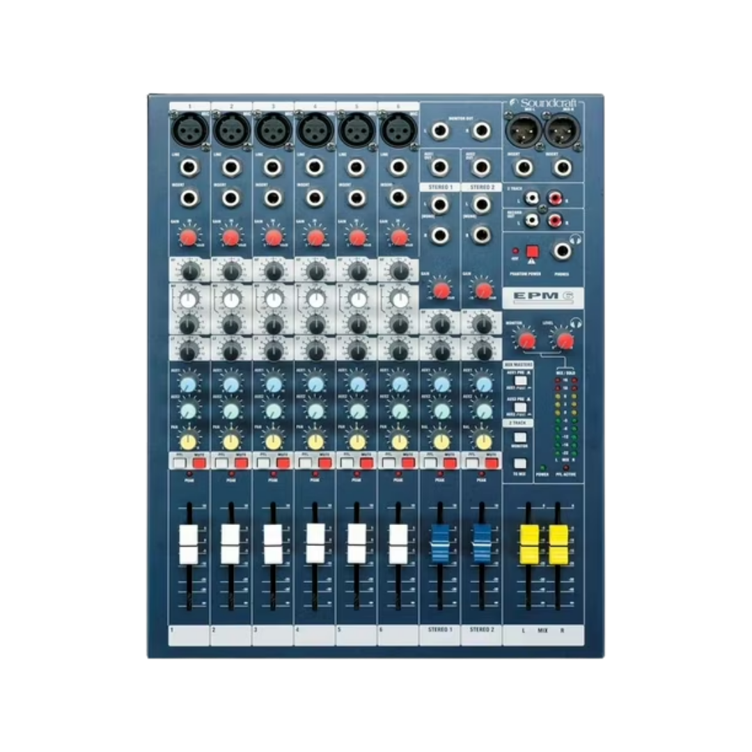 Mezclador Soundcraft Epm6 Analógico