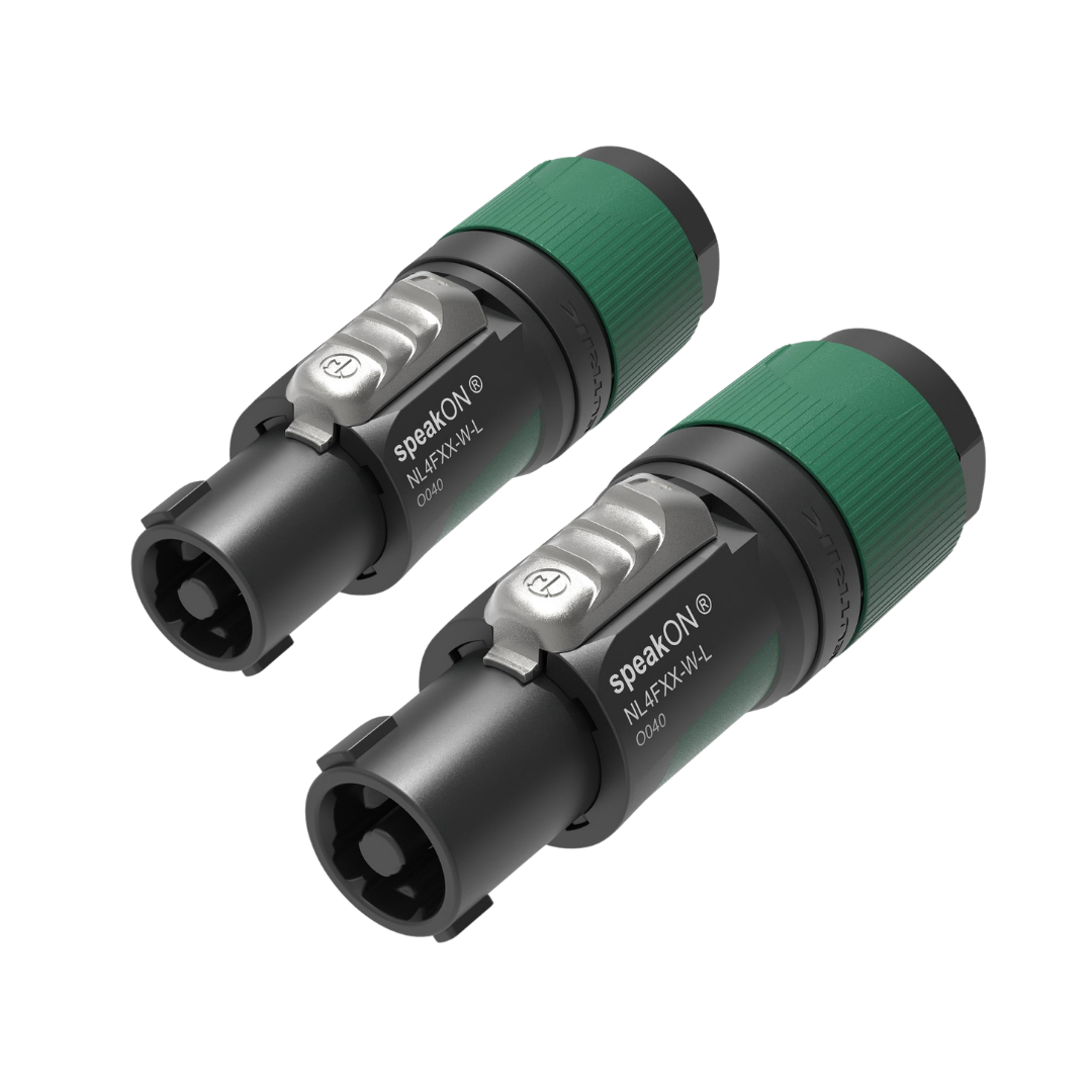 Par de conectores Neutrik NL4FXX-W-L 4 Polos para cable 10-16